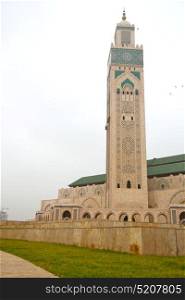 muslim in mosque the history symbol morocco africa minaret religion and blue sky