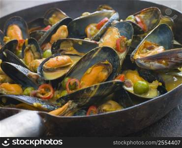 Mussels Cooked Bangladeshi Rezala Style