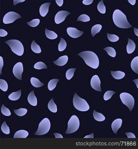 Mussels Seamless Pattern Isolated on Blue Background. Mussels Seamless Pattern