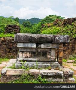 My Son sanctuary is an ancient architectural complex of the Cham people
