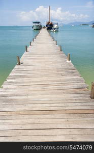 Na Pra Lan Pier on Koh Samui island; Thailand