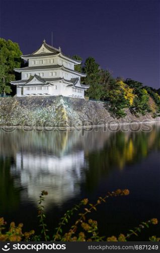 Nagoya Castle, Japan at night