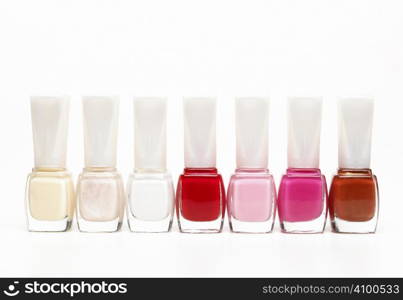 nail polish isolated on white