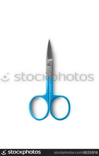 Nail scissors isolated on white background. With clipping path