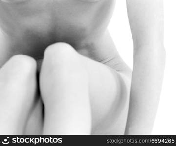 Naked Woman Sitting