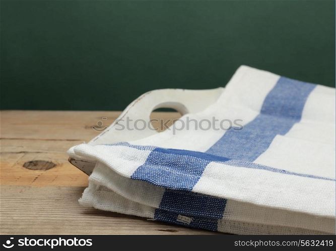 napkins on a tray