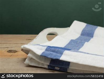 napkins on a tray
