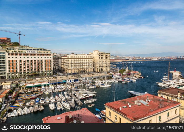 Naples in a summer day in Italy