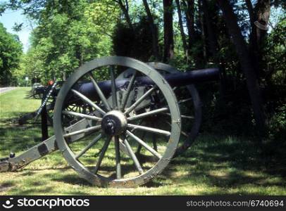Napoleon, 12 lb cannon, Confederate lines Civil War battlefield, Gettysburg National Battlefield Park, Pennsylvania