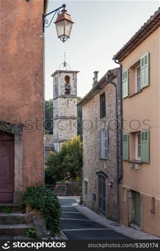 Narrow streets in the old village France
