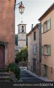 Narrow streets in the old village France