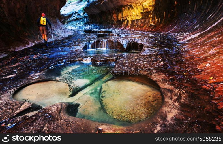 Narrows in Zion National Park, Utah