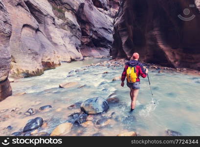 Narrows in Zion National Park, Utah