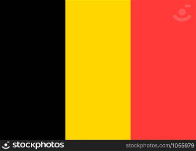 National Belgium flag background. Vector eps10 illustration
