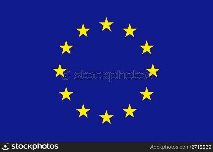 National flag. Illustration of the national flag - Europe