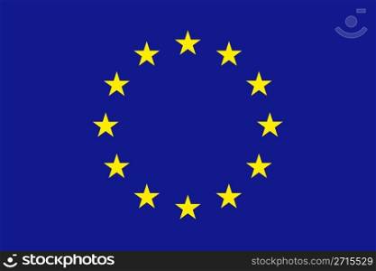 National flag. Illustration of the national flag - Europe