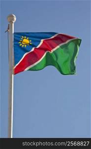 National flag of Namibia