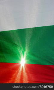 National flag of the Republic of Bulgaria