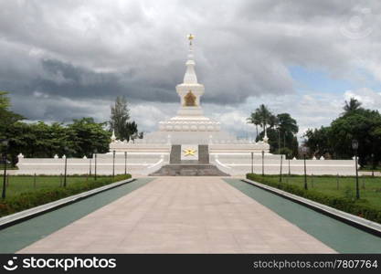 National war monument in the center of Vientiane, Laos