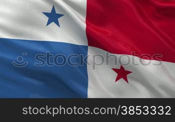 Nationalflagge von Panama als Endlosschleife