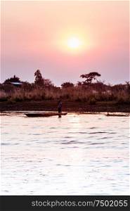 Natives in the Okavango delta
