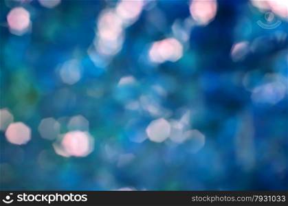 Natural blue blurred background