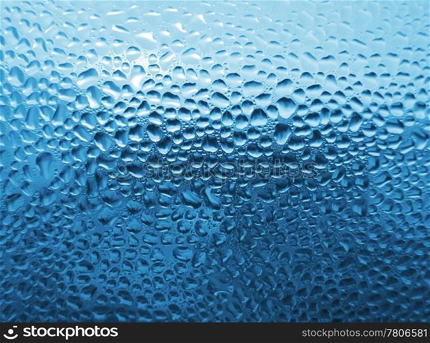natural blue water drops texture