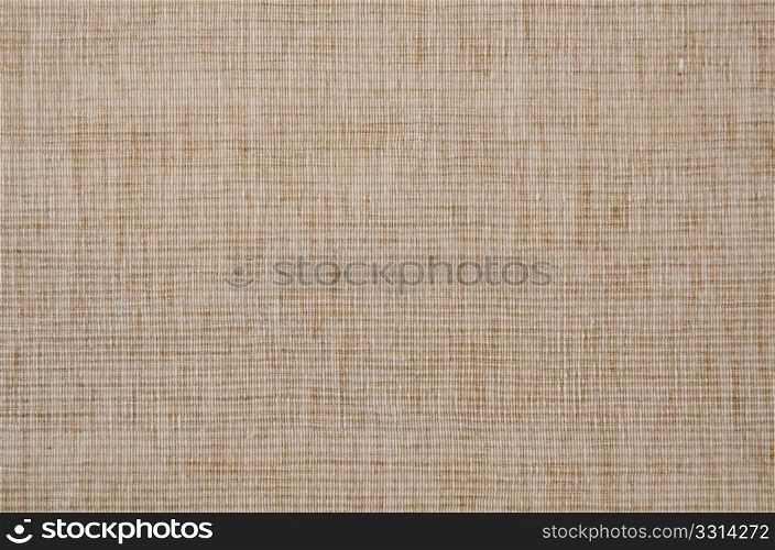 Natural cotton striped uncolored textured sacking burlap background.