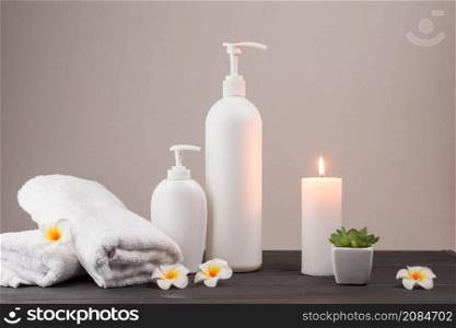 natural elements spa with candles