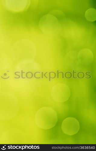 natural green bokeh