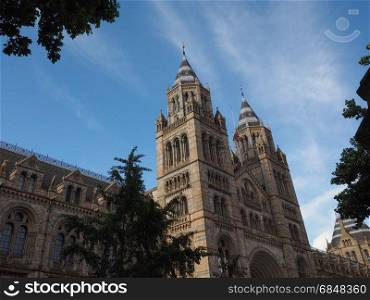 Natural History Museum in London. The Natural History Museum on Exhibition Road in South Kensington in London, UK