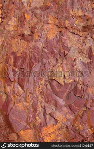 Natural mountain with red rodeno stone texture pattern