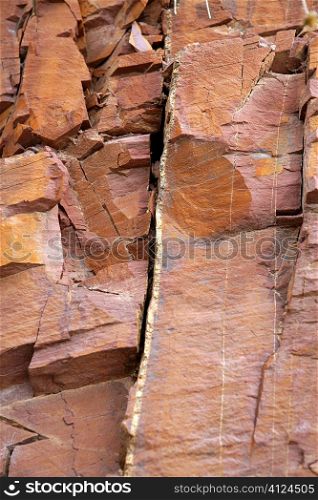 Natural mountain with red rodeno stone texture pattern