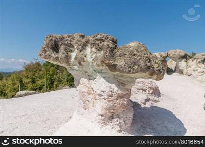 Natural phenomenon Stone mushrooms, Bulgaria