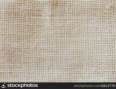 Natural sackcloth fabric texture background
