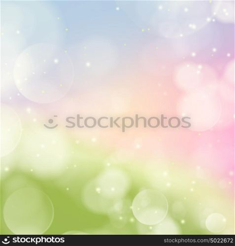 Natural spring and summer background with selective focus and copyspace