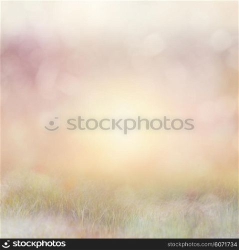 Nature Abstract Background with Grass
