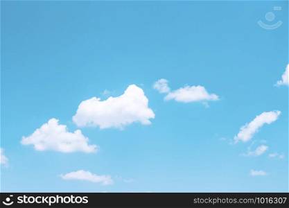 nature background concept from white clouds in blue sky during morning, soft focus lens flare sunlight, open view out windows beautiful spring summer