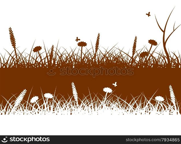 Nature Grass Showing Scene Pasture And Natural