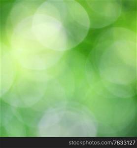 Nature green bokeh abstract background