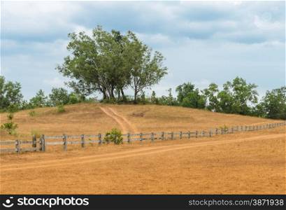 Nature landscape of Grass Hill (Phukhao Ya) or Bald Hill (Khao Hua Lan) in Ranong province, Southern Thailand