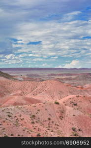 Nature Painted Desert, Petrified Forest National Park, Arizona, USA