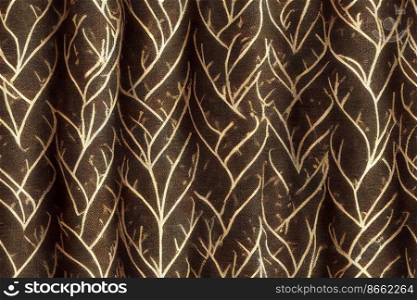 Nature themed design seamless textile pattern 3d illustrated