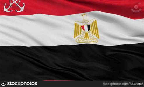 Naval Ensign Of Egypt Flag, Closeup View. Egypt Naval Ensign Flag Closeup