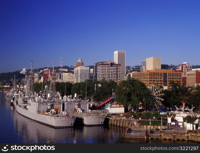 Naval Ships in Portland Oregon