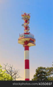 Navigational Lighthouse at solar decline