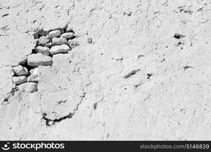 near house and block building abstract background in oman the old wall