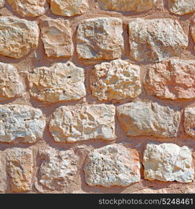 near house and block building abstract background in oman the old wall