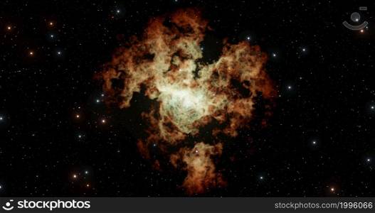 Nebula in outer space, abstract background for design, space abstraction. Planets and galaxy, science fiction wallpaper. Beauty of deep space. 3d render. Nebula in outer space, abstract background for design, space abstraction. Beauty of deep space. 3d render