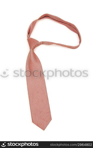 Neck tie isolated on the white background